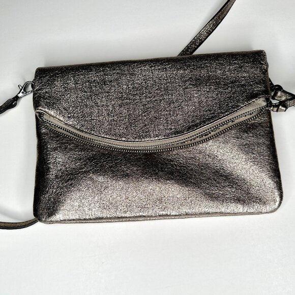 Metallic Gold Clutch/Shoulder Bag - Picture 1 of 5